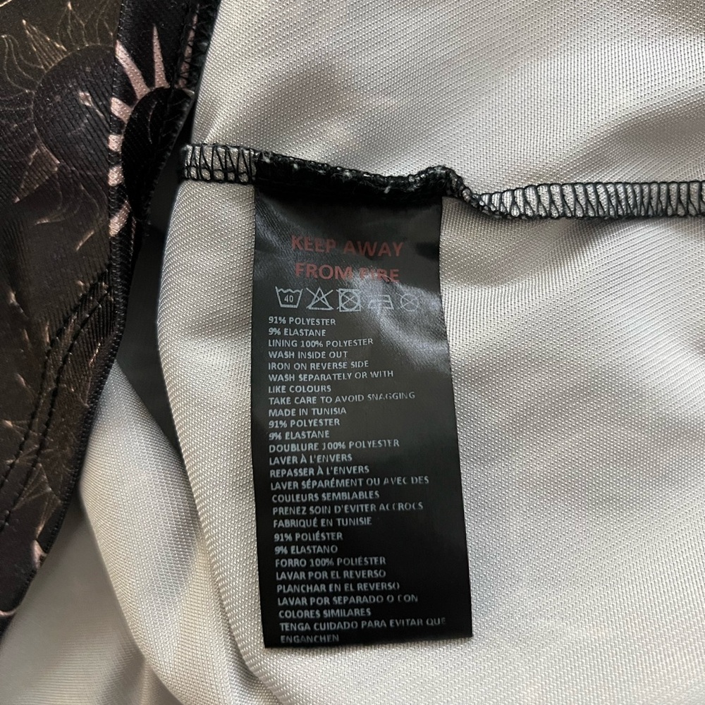 Urban Outfitters black & white celestial stars and moons mini dress - Picture 11 of 12